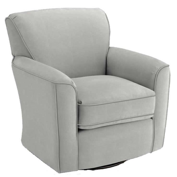 Best Chair Swivel Chair, FabL 20333C - Slate